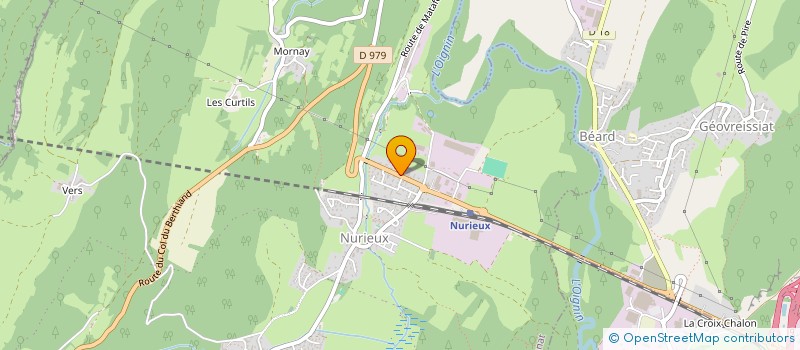 localisation de l'entreprise MONSIEUR DENIS VUARIN-GROSJEAN  NURIEUX-VOLOGNAT