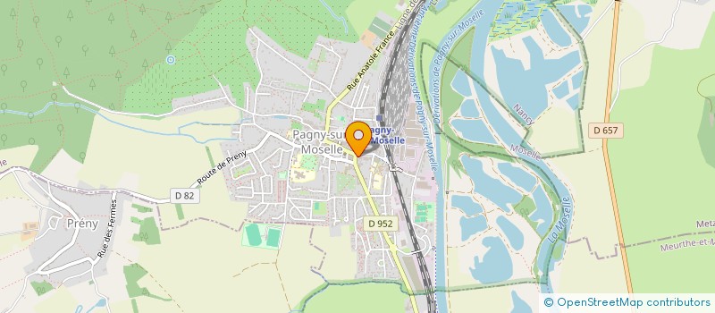 localisation de l'entreprise MONSIEUR DENIS VUILLAUME  PAGNY-SUR-MOSELLE