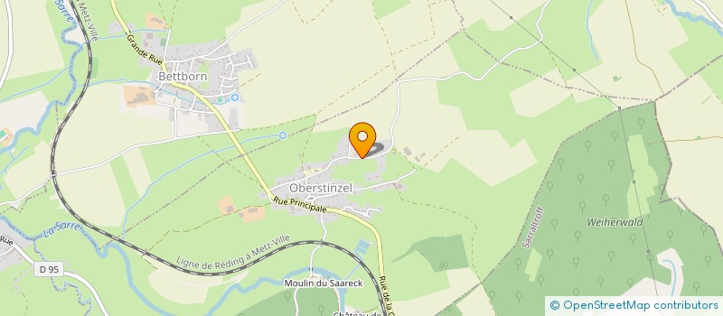 localisation de l'entreprise MONSIEUR DENIS WAHL  OBERSTINZEL