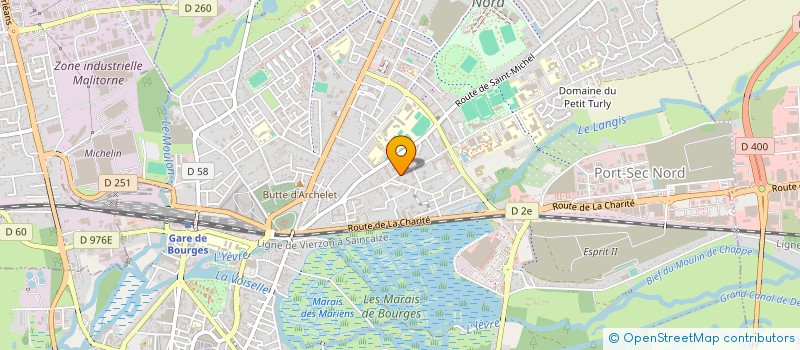 localisation de l'entreprise MONSIEUR DENIS WANG  BOURGES