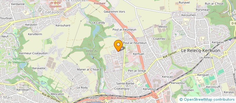 localisation de l'entreprise MONSIEUR DENIS WATTEBLED  GUIPAVAS