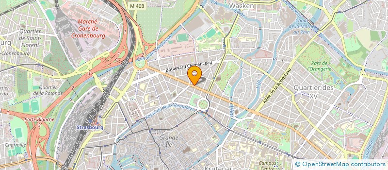 localisation de l'entreprise MONSIEUR DENIS WILLINGER à STRASBOURG