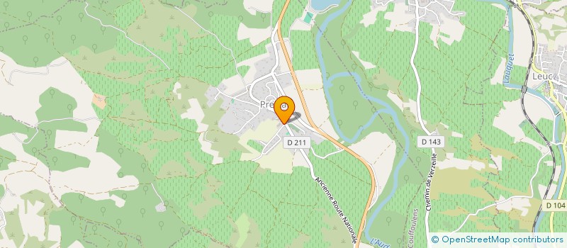 localisation de l'entreprise MONSIEUR DENIS WINDSTEIN  PREIXAN