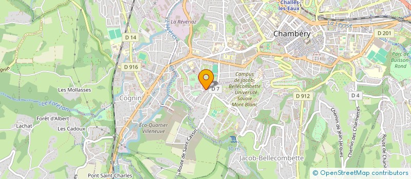 localisation de l'entreprise MONSIEUR DENIS YONNET à CHAMBERY