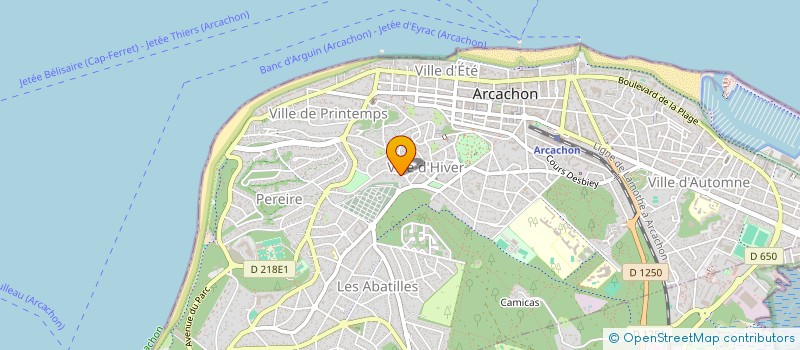 localisation de l'entreprise MONSIEUR DENIS ZAJEWSKA  ARCACHON