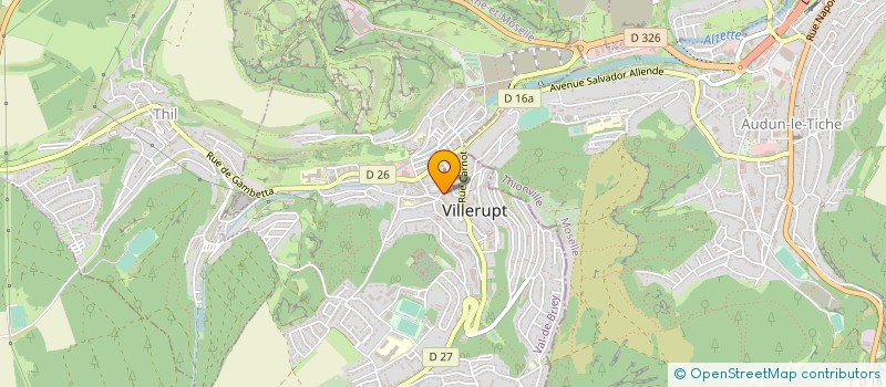 localisation de l'entreprise MONSIEUR DENIS ZAVATTI  VILLERUPT