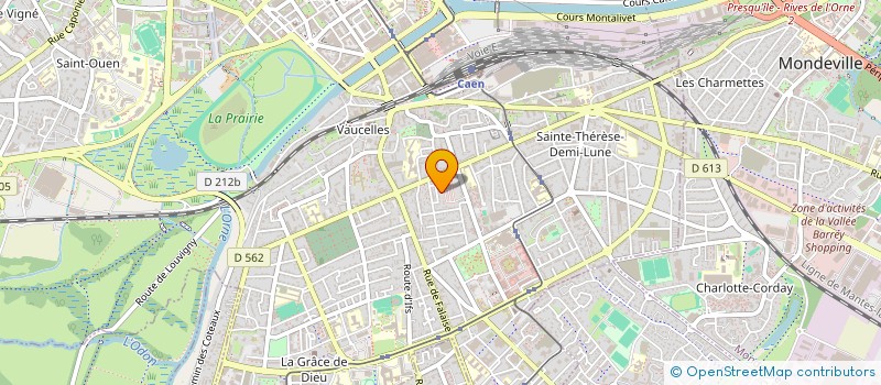 localisation de l'entreprise MONSIEUR DENISE ALAPERRINE à CAEN