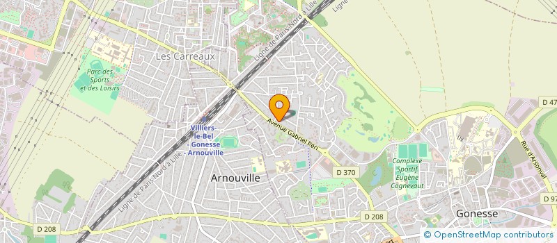 localisation de l'entreprise MONSIEUR DENISET PASCAL à GONESSE