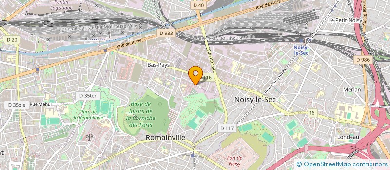 localisation de l'entreprise MONSIEUR DENISLAV ILIEV à ROMAINVILLE