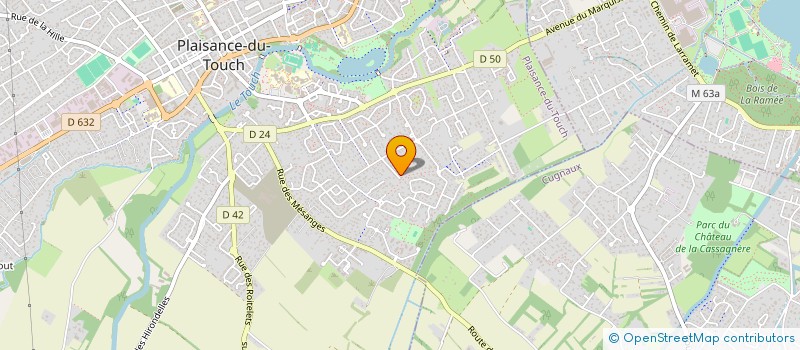 localisation de l'entreprise MONSIEUR DENISLAV KAMENOV  PLAISANCE-DU-TOUCH