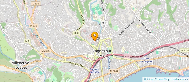 localisation de l'entreprise MONSIEUR DENISS GLAZIRINS  CAGNES-SUR-MER