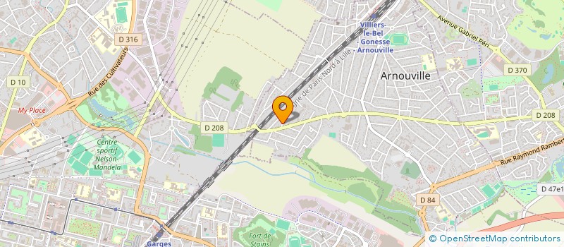 localisation de l'entreprise MONSIEUR DENIZ ALKAC  ARNOUVILLE