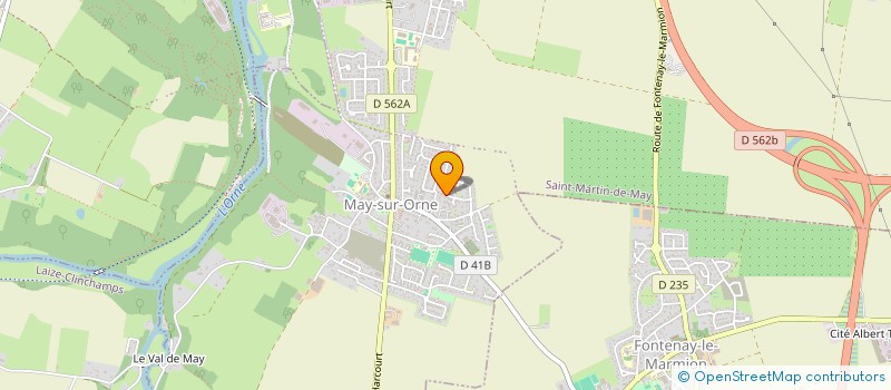 localisation de l'entreprise MONSIEUR DENIZ ARSLAN  MAY-SUR-ORNE