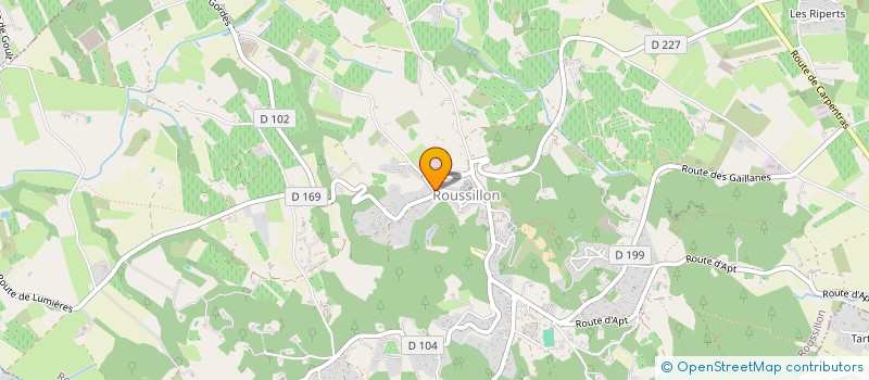 localisation de l'entreprise MONSIEUR DENIZ BAKICI  ROUSSILLON