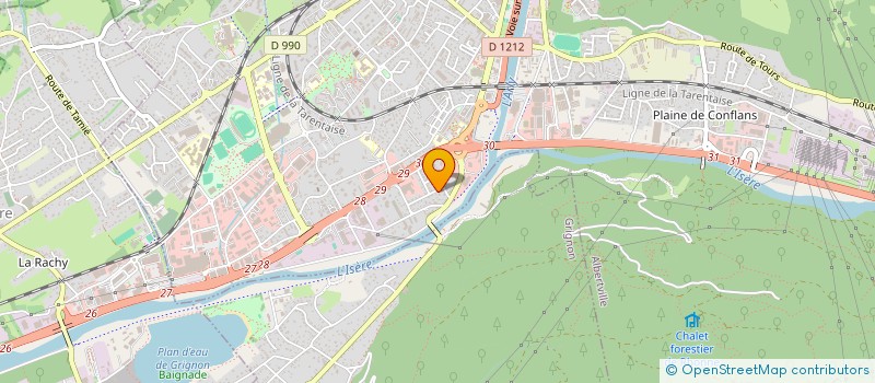 localisation de l'entreprise MONSIEUR DENIZ COMLEK à ALBERTVILLE