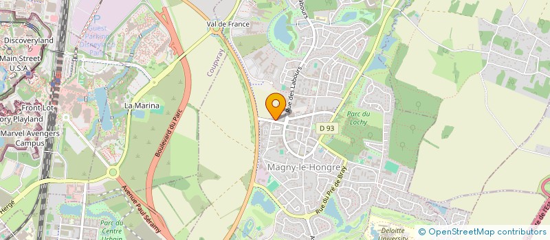 localisation de l'entreprise MONSIEUR DENIZ GOUVEA DE AZEVEDO  MAGNY-LE-HONGRE