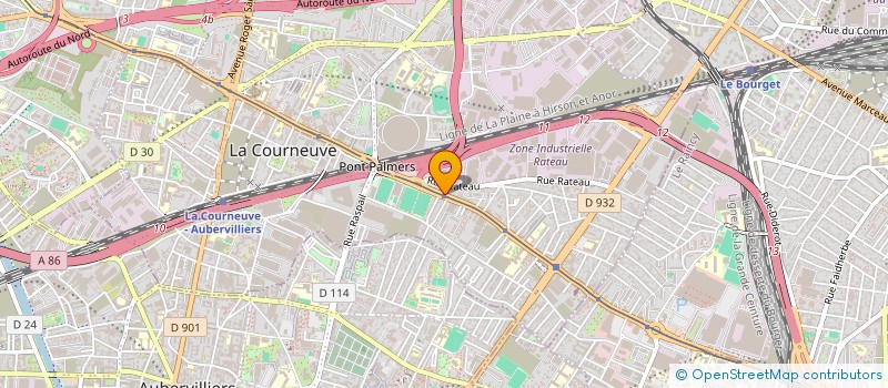 localisation de l'entreprise MONSIEUR DENIZ LEGRAND à LA COURNEUVE