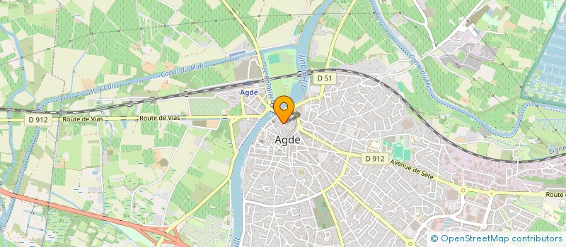 localisation de l'entreprise MONSIEUR DENIZ TATLI  AGDE