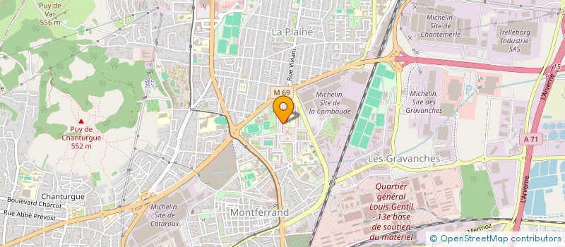 localisation de l'entreprise MONSIEUR DENIZ TURKOGLU  CLERMONT-FERRAND