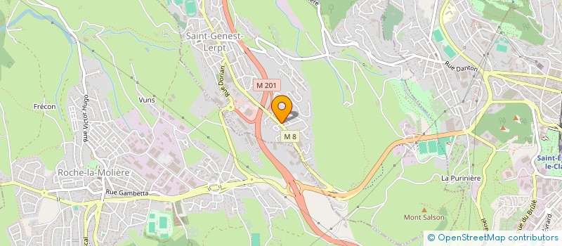 localisation de l'entreprise MONSIEUR DENKEN PISTER à SAINT-GENEST-LERPT