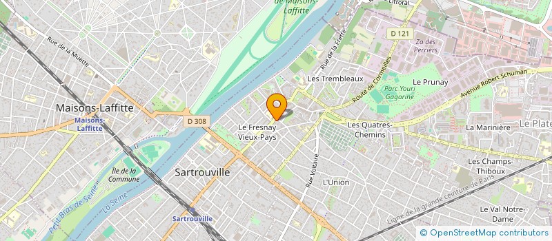 localisation de l'entreprise MONSIEUR DENNER SANTOS  SARTROUVILLE