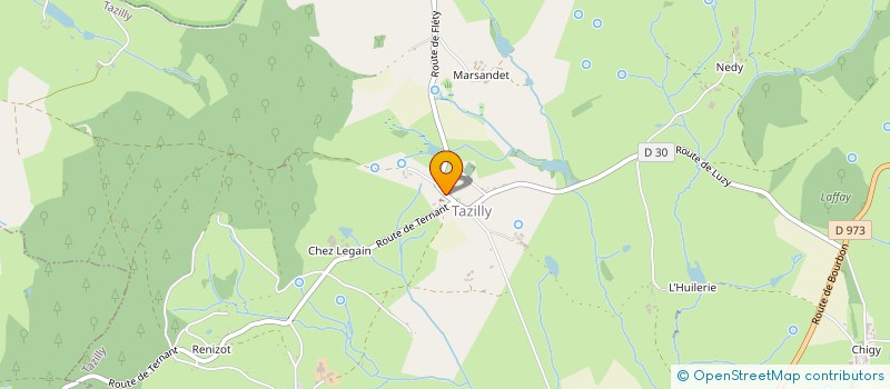 localisation de l'entreprise MONSIEUR DENNIS HANSEN  TAZILLY