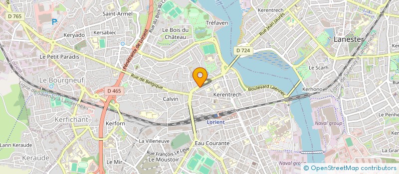 localisation de l'entreprise MONSIEUR DENNIS ISMANY  LORIENT