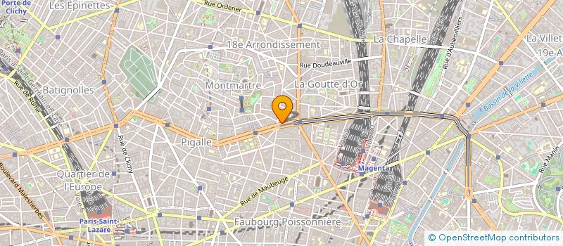 localisation de l'entreprise MONSIEUR DENNIS SHULTZ  PARIS 18