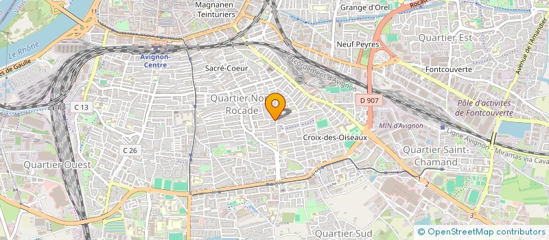 localisation de l'entreprise MONSIEUR DENNIS TAGOE  AVIGNON