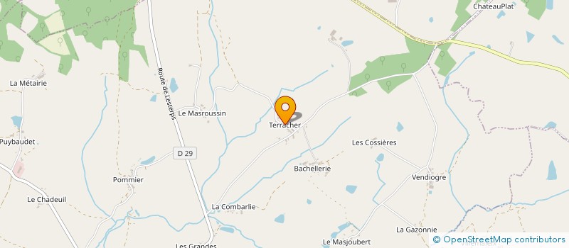 localisation de l'entreprise MONSIEUR DENNIS WARD à SAULGOND
