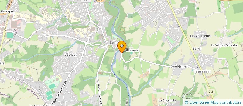 localisation de l'entreprise MONSIEUR DENNIS YOUNG  LANVALLAY