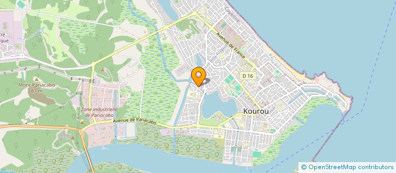 localisation de l'entreprise MONSIEUR DENNY ALOEBOETOE  KOUROU