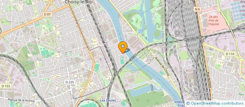 localisation de l'entreprise MONSIEUR DENNYS CHAUVIN SECHET  CHOISY-LE-ROI