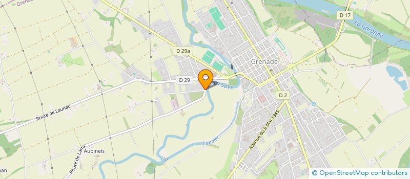 localisation de l'entreprise MONSIEUR DENOEL TROMEUR  GRENADE