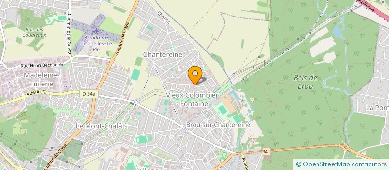 localisation de l'entreprise MONSIEUR DENOR DHAITY  CHELLES