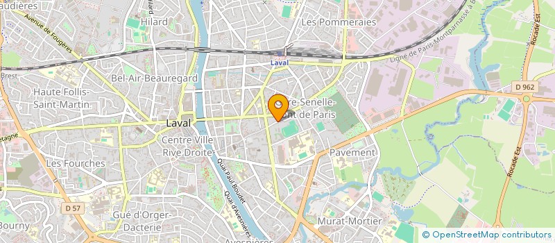 localisation de l'entreprise MONSIEUR DENVERS ROGUET à LAVAL