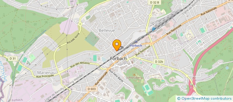 localisation de l'entreprise MONSIEUR DENY LEHMANN  FORBACH