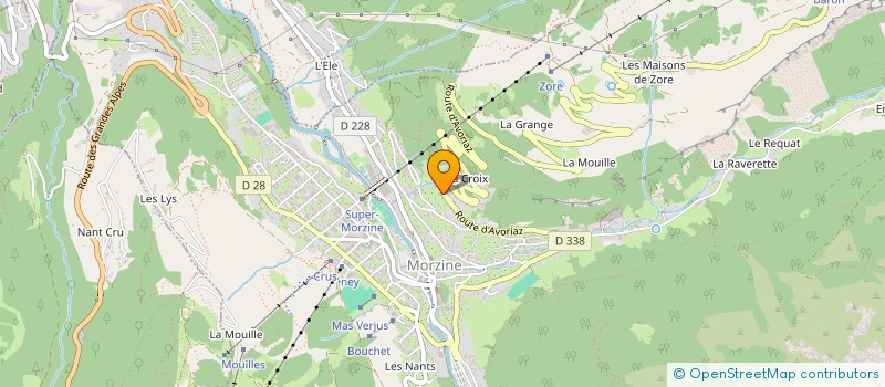 localisation de l'entreprise MONSIEUR DENYS CHAYETTE  MORZINE