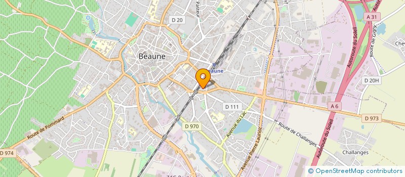localisation de l'entreprise MONSIEUR DENYS CHEVILLON  BEAUNE