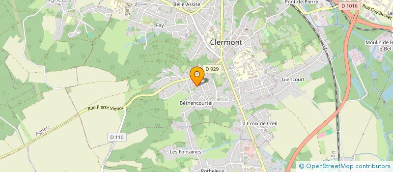 localisation de l'entreprise MONSIEUR DENYS DECAIX à CLERMONT