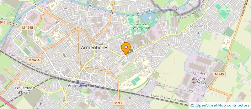 localisation de l'entreprise MONSIEUR DENYS ELOY  ARMENTIERES