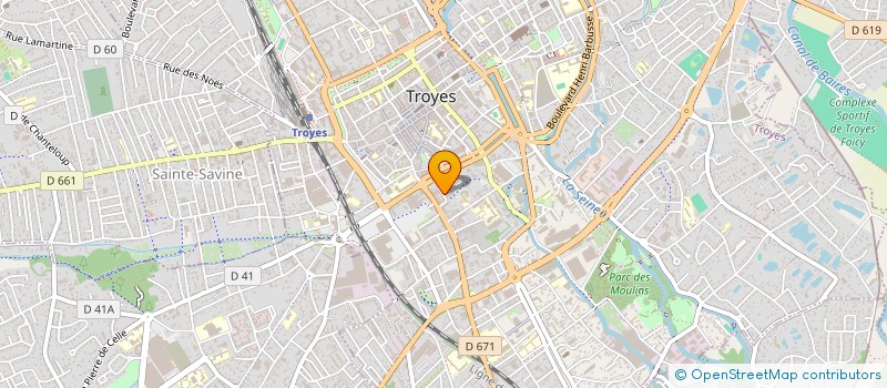 localisation de l'entreprise MONSIEUR DENYS FACQ à TROYES