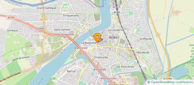 localisation de l'entreprise MONSIEUR DENYS JACQUES à ARLES