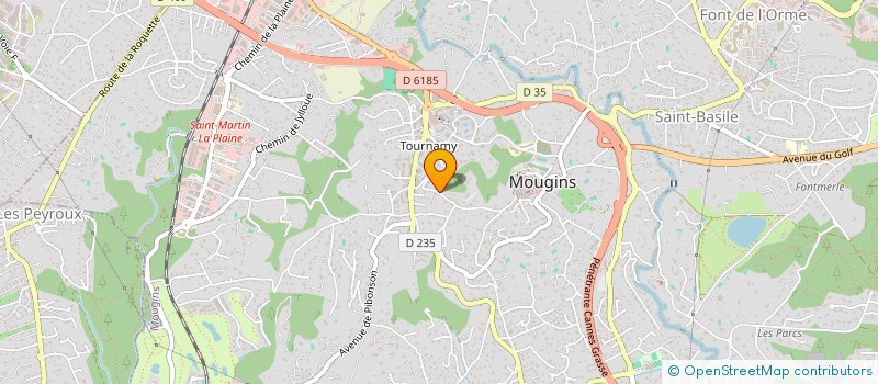 localisation de l'entreprise MONSIEUR DENYS KOVALCHUK à MOUGINS