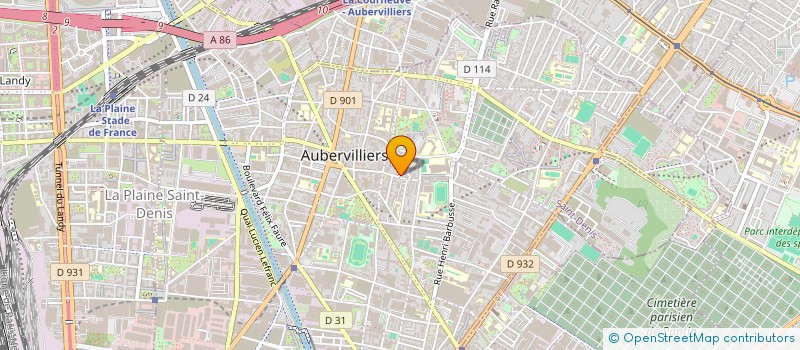 localisation de l'entreprise MONSIEUR DENYS MAUFAY à AUBERVILLIERS