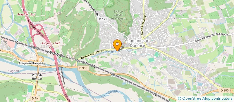 localisation de l'entreprise MONSIEUR DENYS POMMERET à CAUMONT-SUR-DURANCE