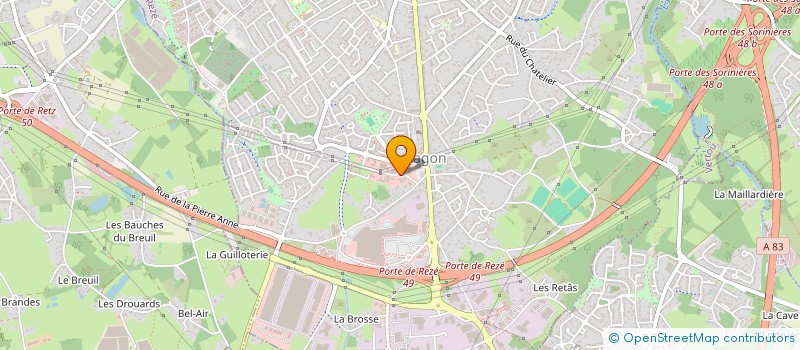 localisation de l'entreprise MONSIEUR DENYS RIVOALEN  REZE