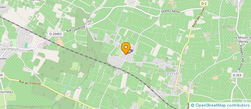 localisation de l'entreprise MONSIEUR DENYS ROBERT  SAINT-ESTEPHE