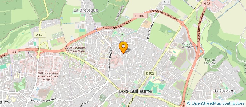 localisation de l'entreprise MONSIEUR DENYS ROBINSON à BOIS-GUILLAUME