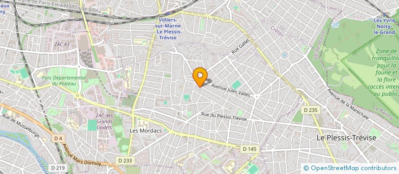 localisation de l'entreprise MONSIEUR DENYSS DONDON à CHAMPIGNY-SUR-MARNE
